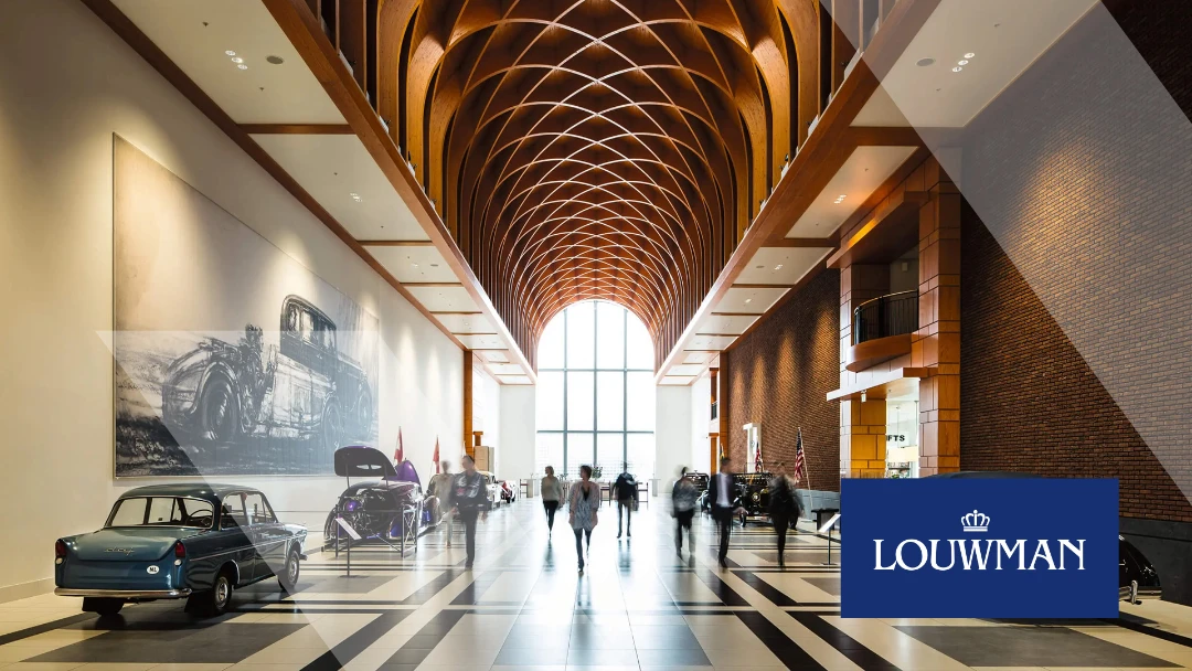 interior of louwman museum