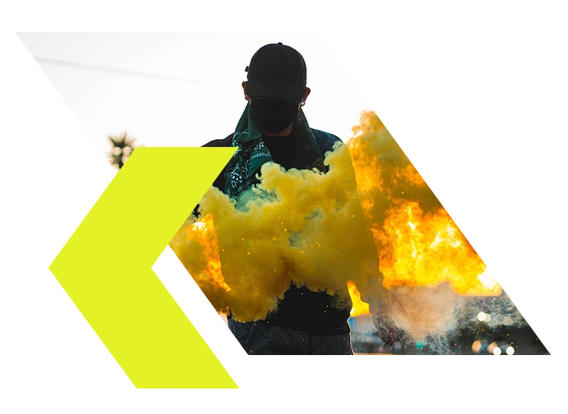 yellow smoke