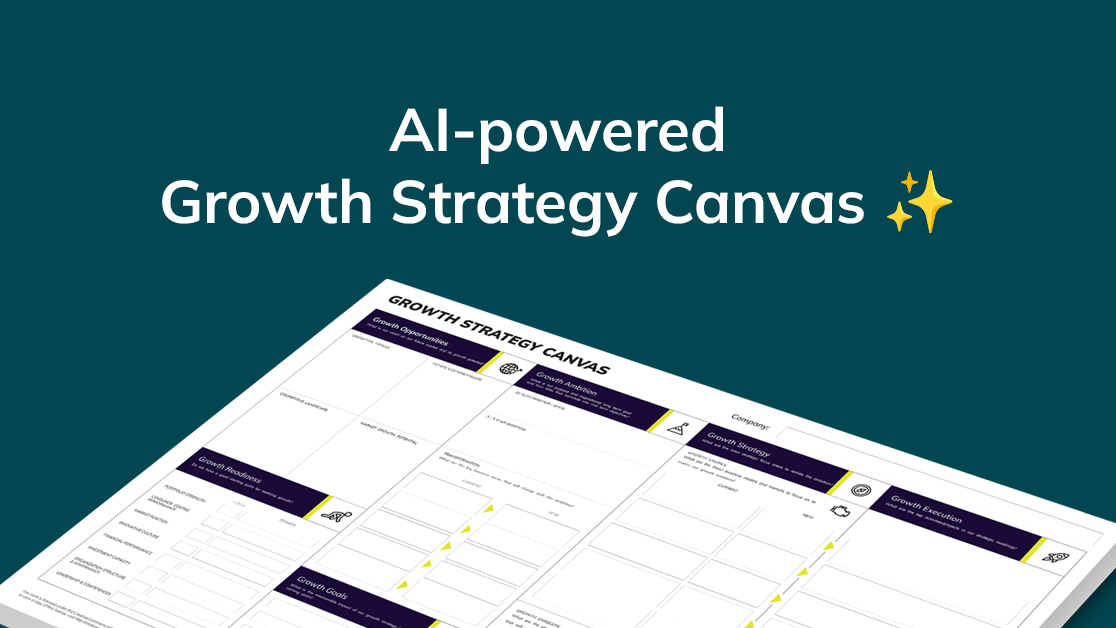 growth strategy canvas mockup